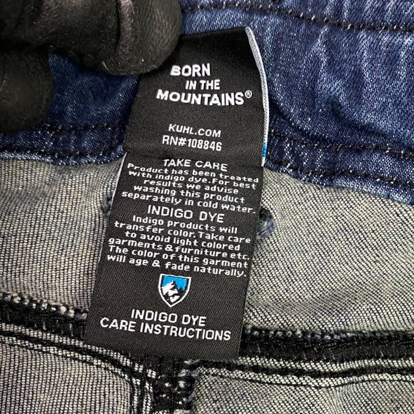 Kuhl Jeans Klassik Men's 38 x 30 Fits 38 x 29 Blue Indigo Dye Stretch - Picture 9 of 16